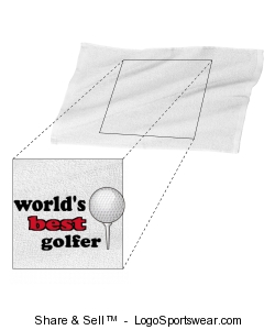 Full Color Photo Golf Towels Design Zoom